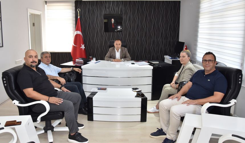 Didim Ticaret odası Didim Kaymakamı Mesut Çoban’ı ziyaret etti