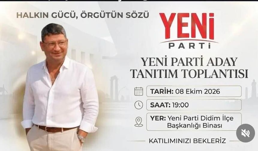 AV. BARKAN KALINOMUZ DİDİM’DE TANITIM TOPLANTISI DÜZENLİYOR.