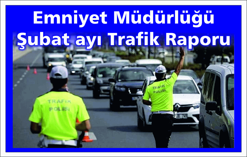 Em­ni­yet Mü­dür­lü­ğü Şubat ayı Trafik Raporu