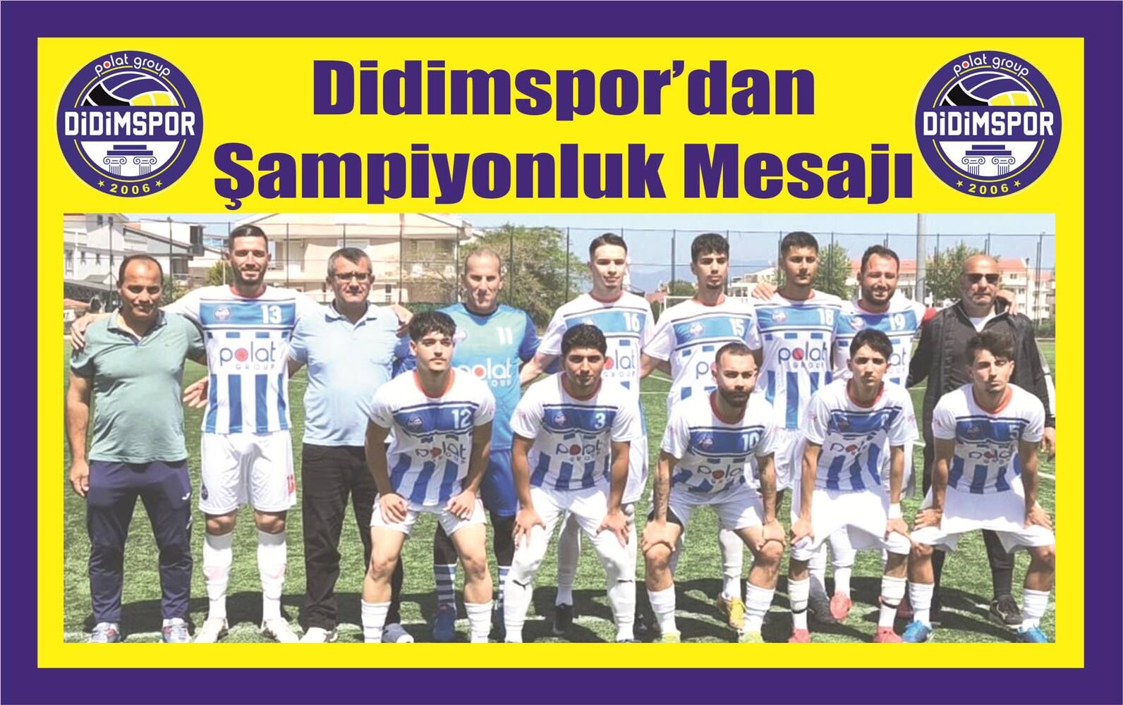 Didimspor’dan Şampiyonluk Mesajı