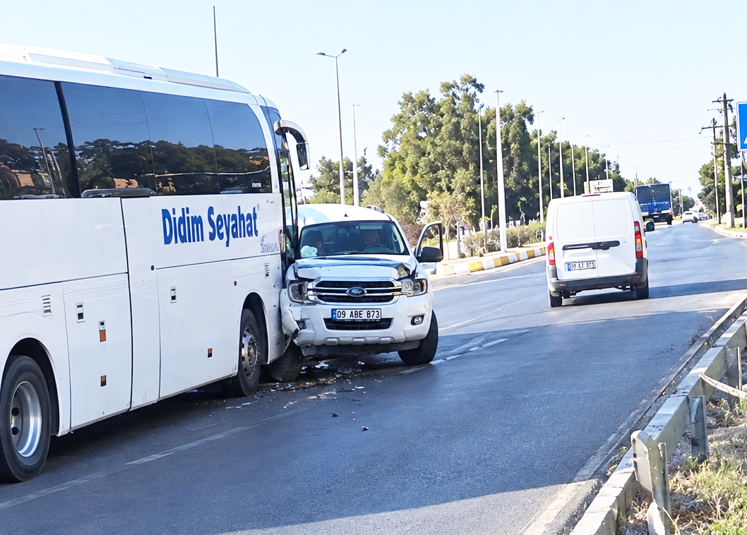 SÖKE ÇIKIŞINDA KOR­KU­TAN KAZA